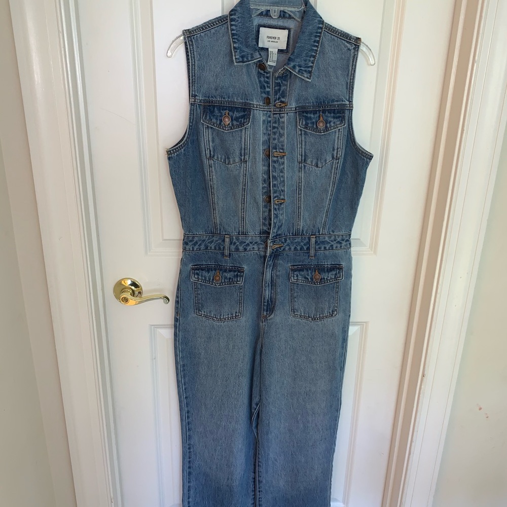 Forever 21 Denim jumpsuit
